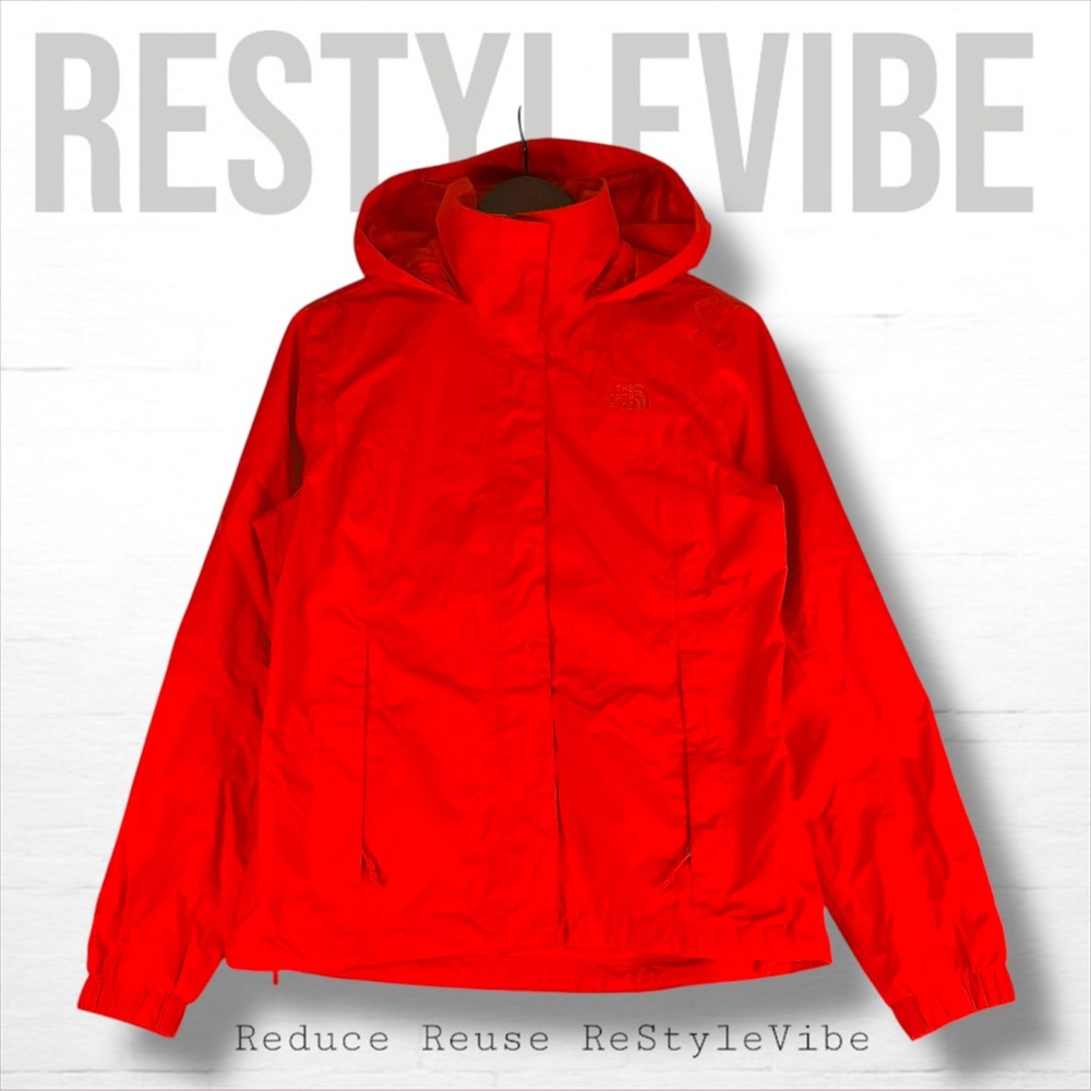 THE NORTH FACE Women’s Size S Jacket Coat Nylon Windbreaker Full Zipper Hooded